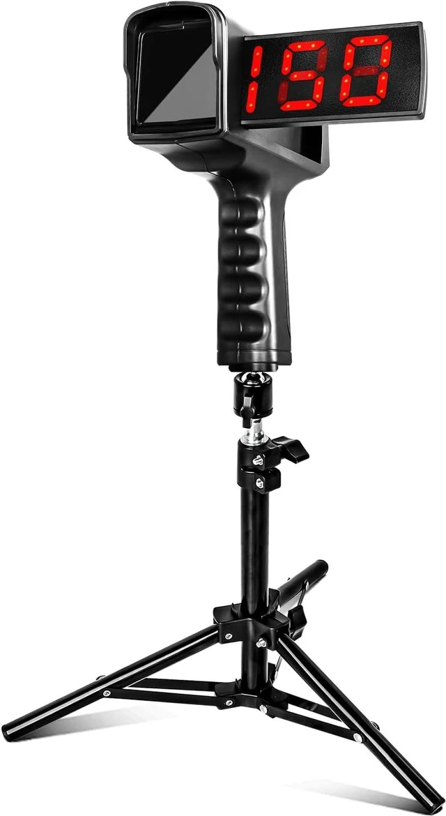 Main image of FITPLAY Baseball Radar Gun with Tripod & LED+LCD Large Display