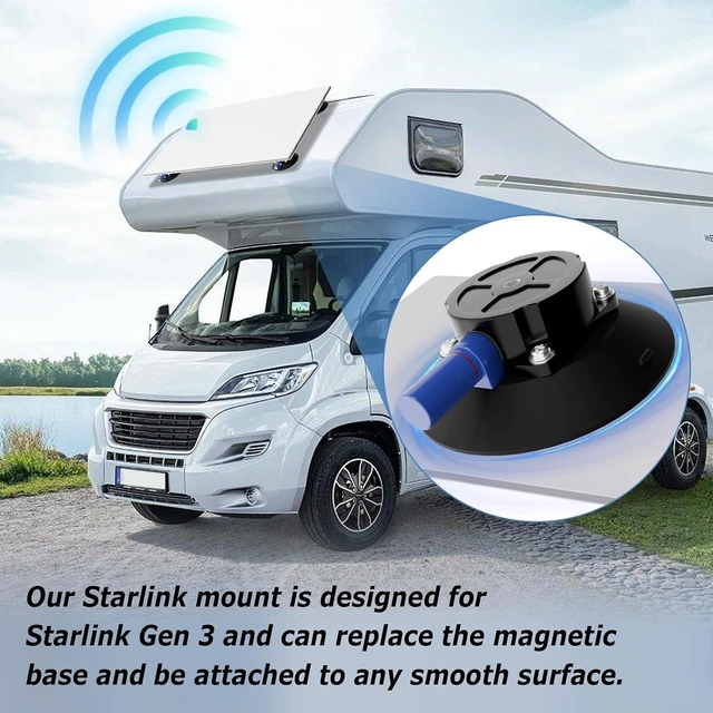 Alt view image 3 of 5 - Starlink Gen 3 Roof Mount Suction Cup Kit/Accessories, Suitable for RV, Van, Boat, Yacht, Truck & Starlink Internet Satellite