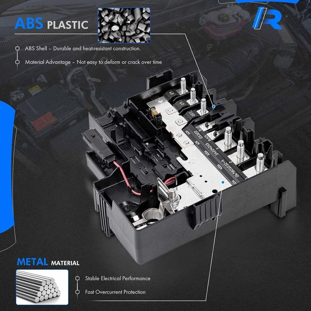 Alt view image 3 of 7 - Engine Compartment Battery Distribution Fuse Block for Chevrolet & GMC