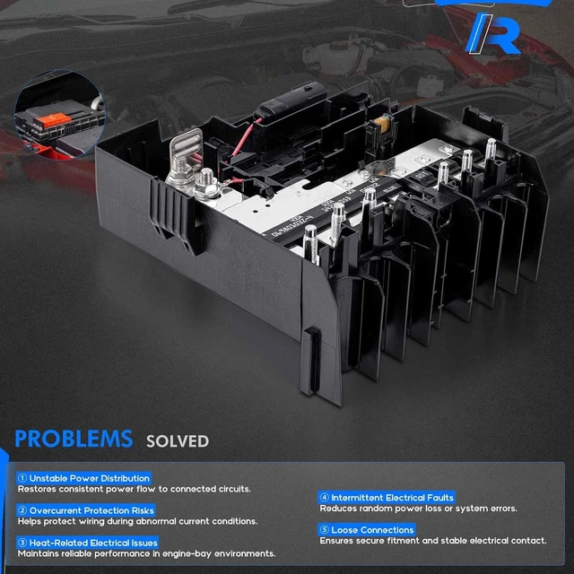 Alt view image 5 of 7 - Engine Compartment Battery Distribution Fuse Block for Chevrolet & GMC