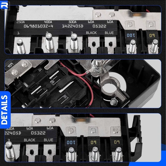 Alt view image 6 of 7 - Engine Compartment Battery Distribution Fuse Block for Chevrolet & GMC