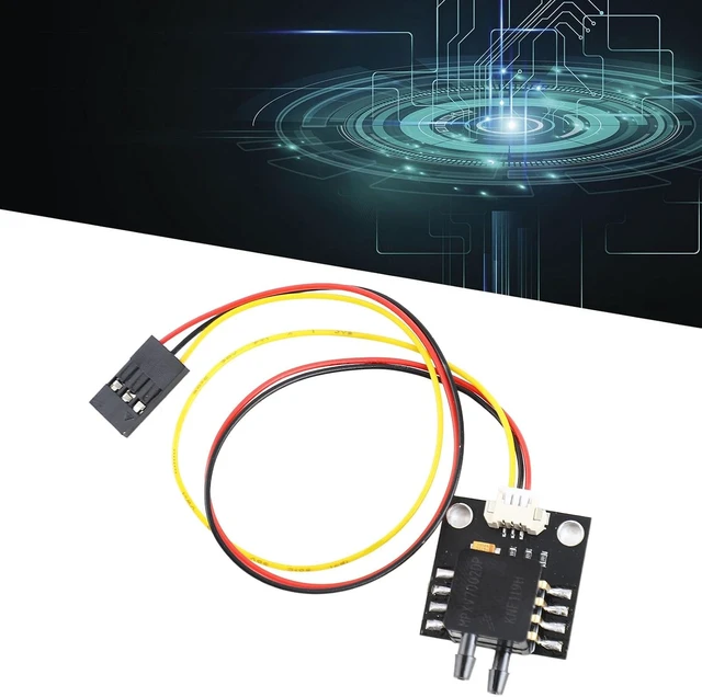 Alt view image 4 of 7 - Differential Pressure Sensor Board, MPXV7002DP Transducer with 0.5-4.5V Output for Pressure & Vacuum Sensing