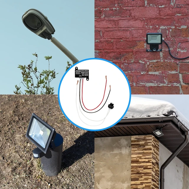 Alt view image 7 of 7 - 120V Mini Flush Mount Dusk to Dawn Photoelectric Sensor, 600W Tungsten, UL Listed & Weatherproof for Outdoor Lighting, Pack of 2 - OL-45170