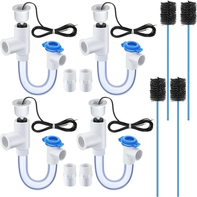 Main image of 4 Pack 3/4" Condensate Trap with Built-in Overflow Switch, White