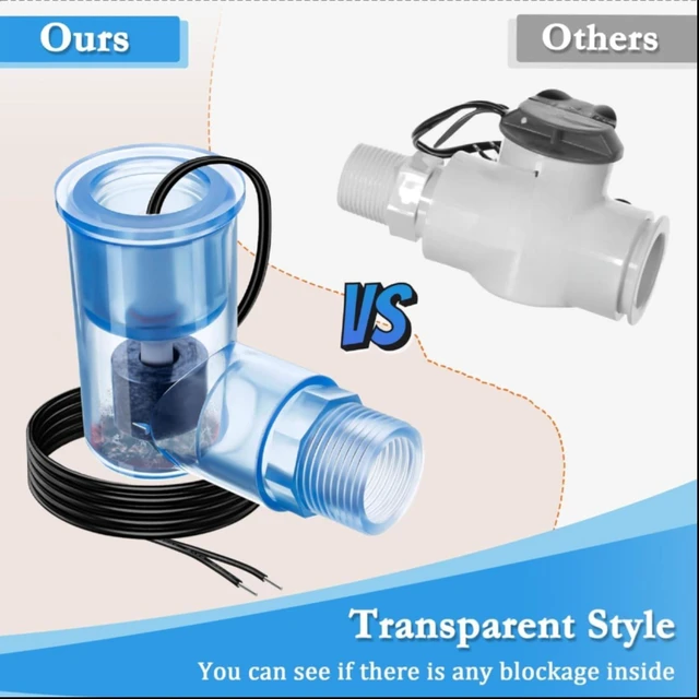 Alt view image 6 of 6 - SS2 AC L-Shape Float Switch Water Level Accessory with 3/4" Adaptor, 4 Pack