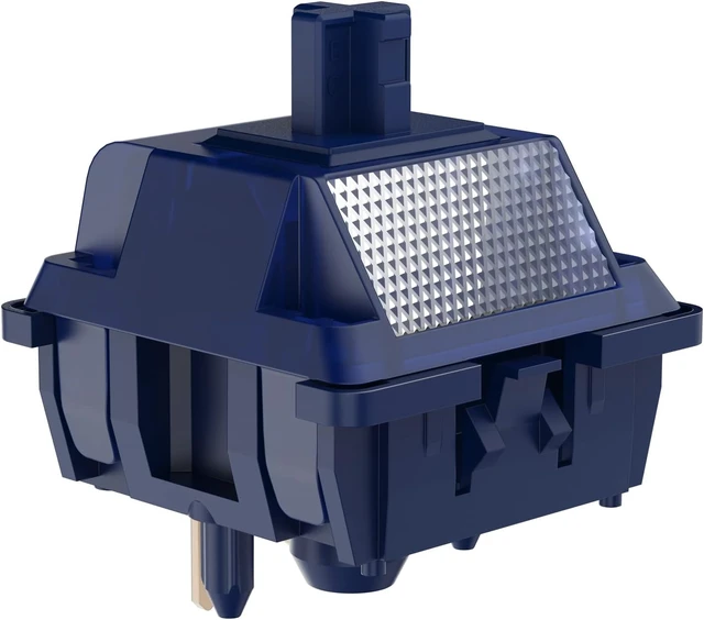 Alt view image 3 of 7 - Blue Lotus High-Precision T1 Tactile Switches, 65g Long Spring Pre-Lubed RGB Heavy Tactile (Blue Lotus, 70pcs)