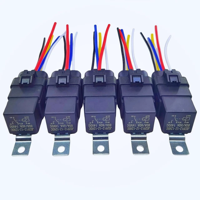 Main image of 80/60 Ampere 12V DC Automotive Relay (5PCS)