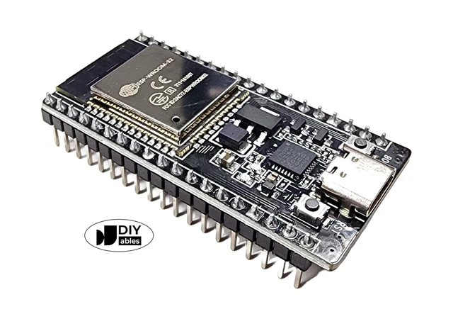 Alt view image 3 of 6 - 10 Pieces 38-Pin ESP32S ESP-WROOM-32 WiFi & Bluetooth Development Board, USB Type-C CP2102 Dual-Core ESP32 for IoT Projects, Compatible with IDE