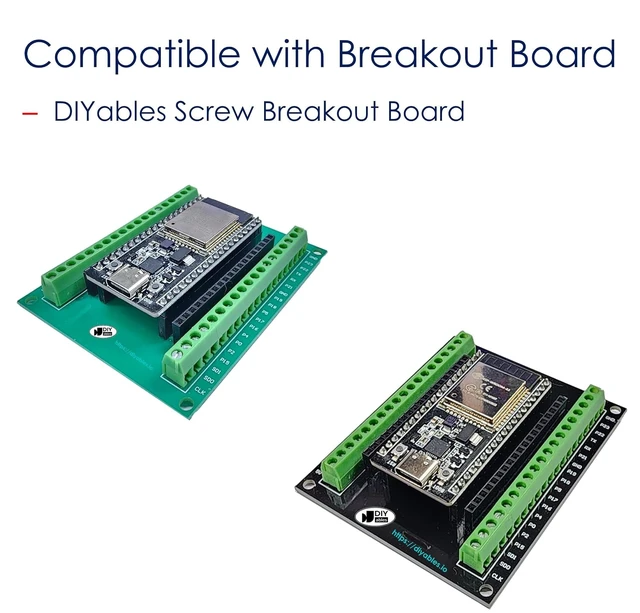 Alt view image 6 of 6 - 10 Pieces 38-Pin ESP32S ESP-WROOM-32 WiFi & Bluetooth Development Board, USB Type-C CP2102 Dual-Core ESP32 for IoT Projects, Compatible with IDE