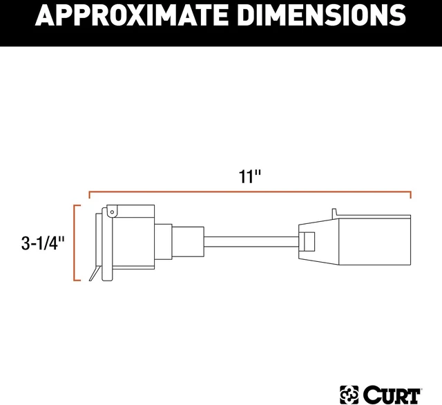 Alt view image 2 of 5 - 57003 7-Way RV Blade LED Adapter, Built-in Load Resistors