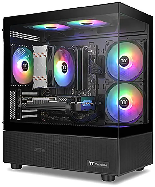Main image of AIGAMEPC Gaming Desktop Computer, AMD R7 4700 LE,RTX 3050 6G,16GB DDR4,512GB M.2 SSD, BX3 550W 80PLUS Bronze PSU, RGB Fan x5, WiFi Ready & Windows 11 Home, Black