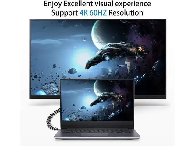 Alt view image 4 of 7 - 8K HDMI Extender Cable, HDMI Extension Adapter Cable, Right Angled HDMI Male to Female Coiled Cable Compatible for Nintendo Switch, Xbox One S 360, PS5, Blu Ray Player, etc 6 Feet/1.8M