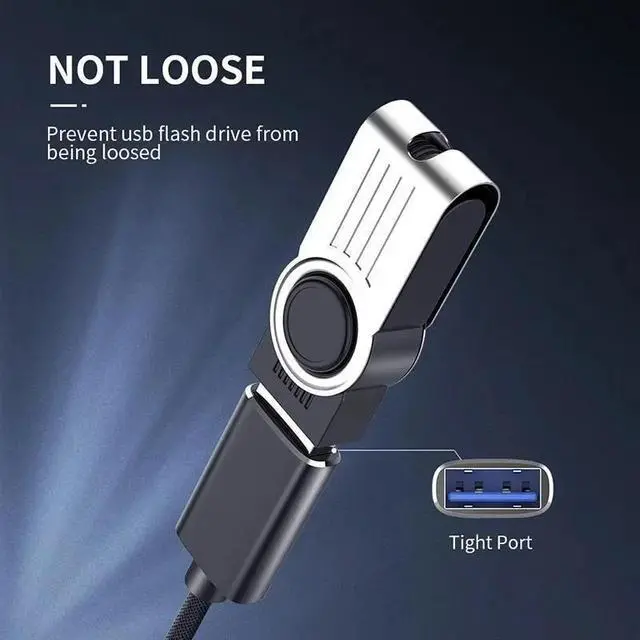 Alt view image 7 of 7 - Universal USB to Type C Adapter for Mobile Mini Type C Jack Splitter Smartphone USB C Connectors OTG Converter Type C