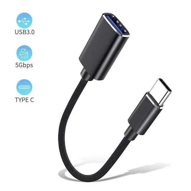 Alt view image 6 of 7 - Universal USB to Type C Adapter for Mobile Mini Type C Jack Splitter Smartphone USB C Connectors OTG Converter Type C