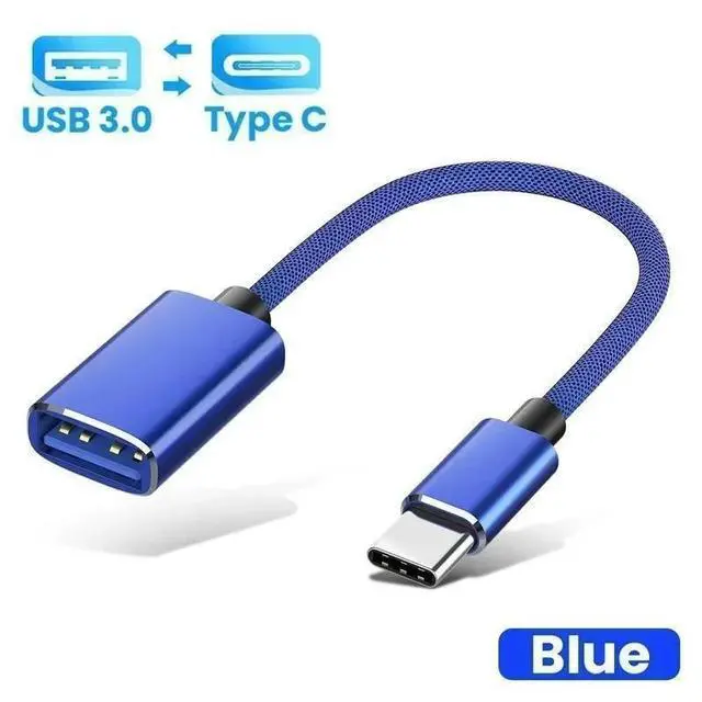 Alt view image 2 of 7 - Universal USB to Type C Adapter for Mobile Mini Type C Jack Splitter Smartphone USB C Connectors OTG Converter Type C