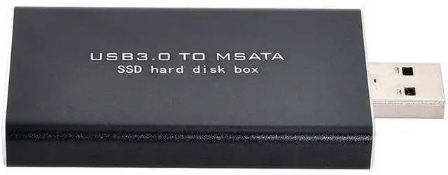 Alt view image 7 of 7 - Mini PCI-E mSATA to USB 3.0 External SSD PCBA Conveter Adapter Pen Driver Card with Case