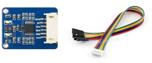 Alt view image 2 of 6 - AS7341 Spectral Color Sensor Visible Spectrum Sensor High Precision I2C Bus Compatible with 5/4B/3B/Zero/Zero W/Zero 2W/Pico/Pico W/Pico WH