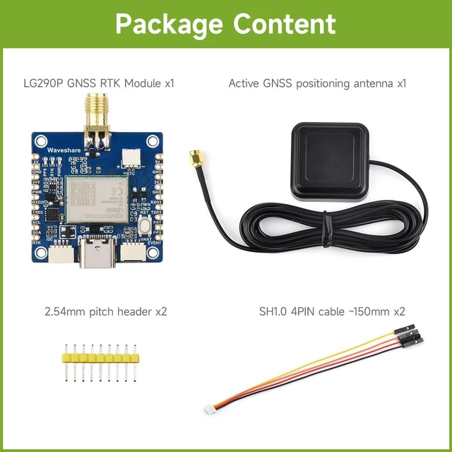 Alt view image 2 of 7 - LG290P Series Quad-Band GNSS Module, Quad-Band RTK Centimeter-Level Positioning, L1+L2+L5+E6 Quad-Band Positioning Technology, Supports Multi-Constellation Simultaneous Reception, NO BAT