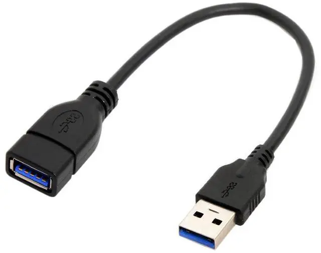 Main image of 8.66 Inch USB 3.0 Extension Short Cable,USB 3.0 Male to Female Extension Data Cable for Laptop, Keyboard, Mouse, Flash Drive, Printer