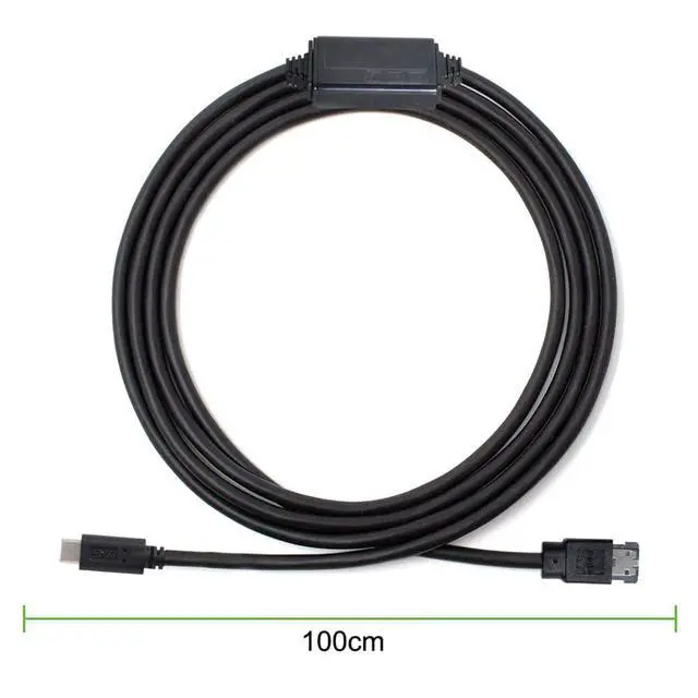 Alt view image 4 of 7 - USB-C Type-C to Power Over eSATA DC5V Adapter USB3.0 to HDD/SSD/ODD eSATAp Converter