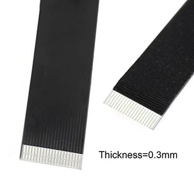 Alt view image 7 of 7 - Up Angled USB 2.0 Type-A Male to Female Extension Data Flat Slim FPC Cable for FPV & Disk & Scanner & Printer 200CM