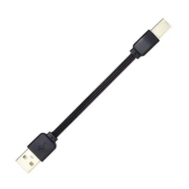 Alt view image 7 of 7 - 13cm USB 2.0 Type-A Male to Type-B Male Male Data Flat Slim FPC Cable for Scanner & Disk & Printer