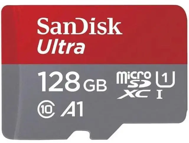 Main image of 128GB Ultra microSDXC UHS-I Memory Card - Up to 140 MB/s, C10, U1, Full HD, A1, Micro SD Card - SDSQUAB-128G-GN6MN