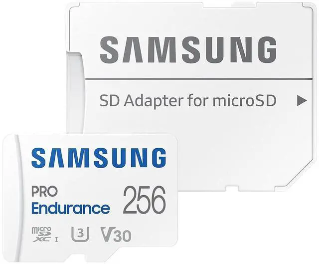 Alt view image 2 of 6 - PRO Endurance 256GB MicroSDXC Memory Card with Adapter for Dash Cam, Body Cam, and Security Camera, Class 10, U3, V30 (MB-MJ256KA/AM)