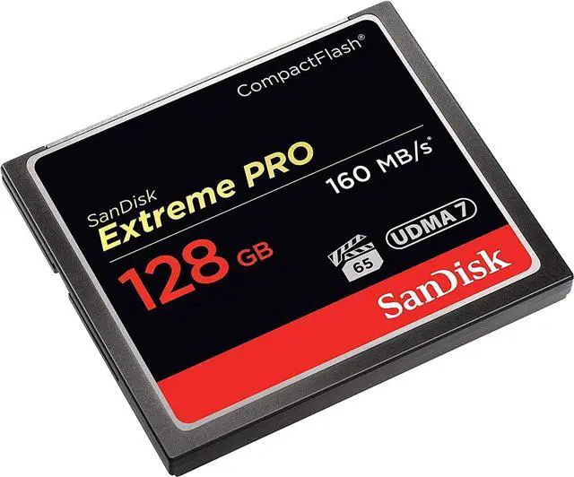 Alt view image 2 of 6 - 128GB Extreme PRO CompactFlash Memory Card UDMA 7 Speed Up To 160MB/s- SDCFXPS-128G-X46
