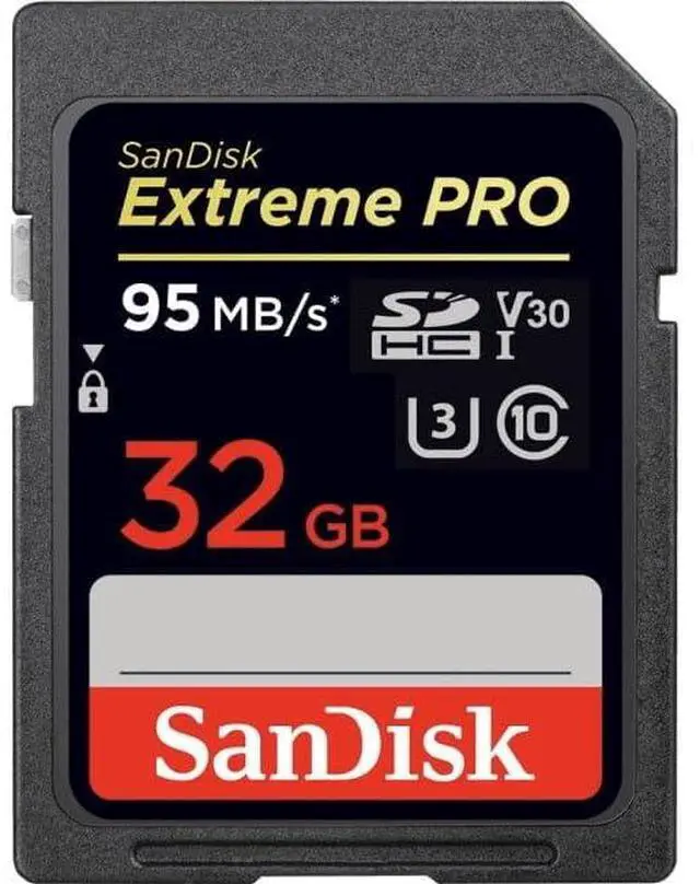 Alt view image 4 of 4 - Extreme Pro 32GB SDHC UHS-I Card (SDSDXXG-032G-GN4IN)