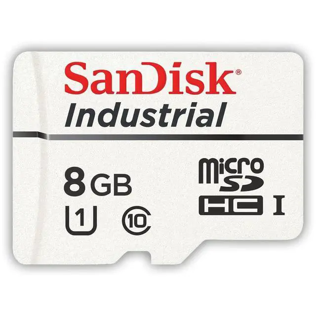 Alt view image 2 of 3 - 8GB Industrial Grade MLC Class 10 Micro SD Memory Card SDSDQAF3-008G-I Bulk (8GB, 5 Pack) Bundle with (5) GoRAM Plastic Cases