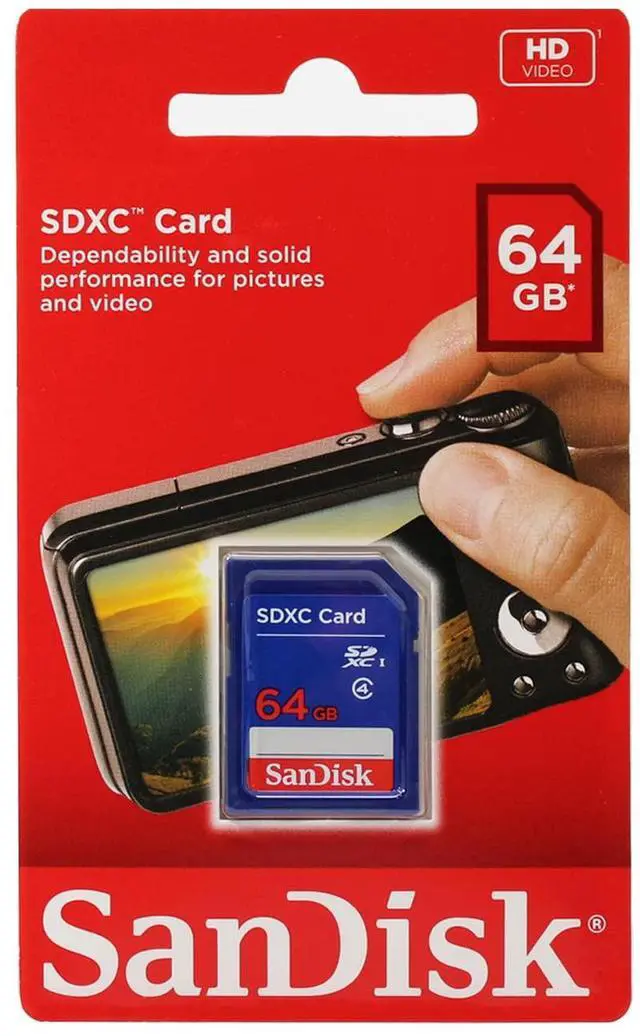 Main image of 64 GB Class 4 SDXC Flash Memory Card (SDSDB-064G-B35)