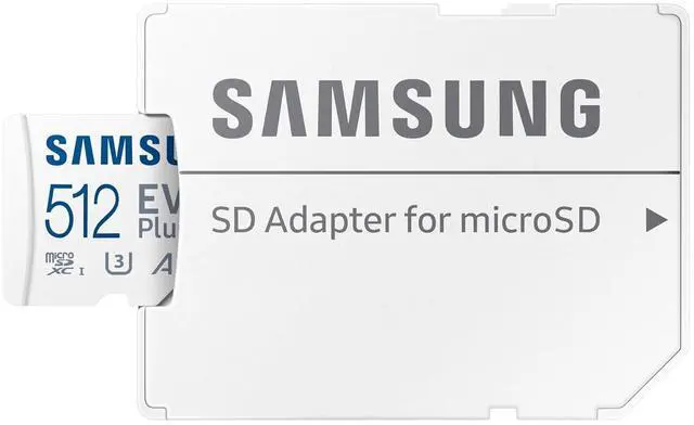Alt view image 2 of 7 - EVO Plus microSD Memory Card + Adapter, 512GB microSDXC, Speeds Up to 160 MB/s, UHS-I, C10, U3, V10, A3, Upgrade Storage for Phones, Tablets, Gaming Consoles, DSLR Cameras, PCs, MB-MC512SA/AM