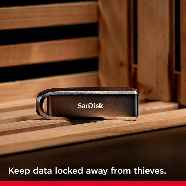 Alt view image 7 of 7 - 2TB Extreme PRO Flash Drive with USB-A - Up to 1000MB/s Read speeds and 900MB/s Write speeds - for Laptops, Computers, Desktops - High Performance Drive, Black - SDCZ820-2T00-G46