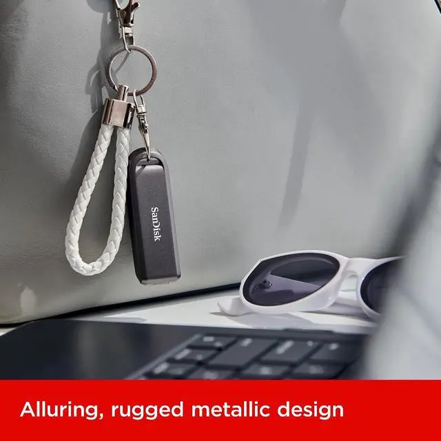 Alt view image 7 of 7 - 1TB Extreme PRO USB-C Flash Drive, Read up to 1000MB/s and Write up to 900MB/s Speed, High-Performance Storage for Laptops, Computers, and Tablets, Black, SDCZ890-1T00-G46