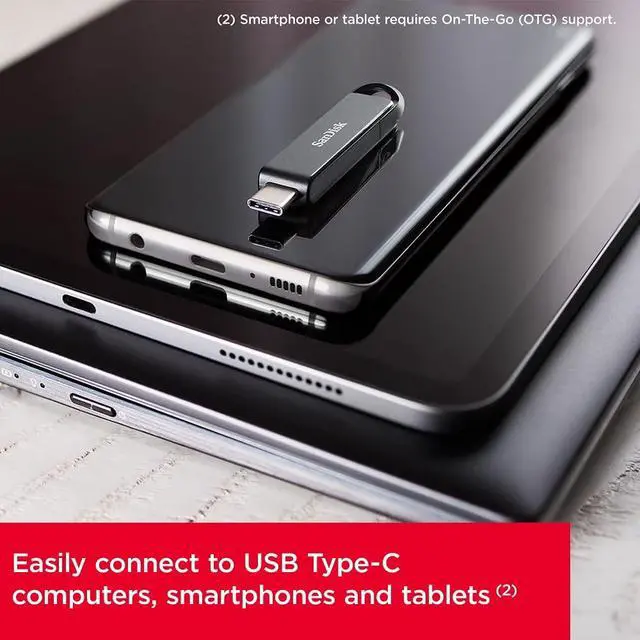 Alt view image 3 of 7 - 64GB Ultra USB Type-C Flash Drive - SDCZ460-064G-G46