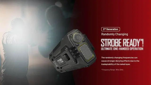 Alt view image 4 of 7 - EDC37 EDC Flashlight, 8000 Lumen Flat Shape USB-C Rechargeable Fast Charging with Digital OLED Display and Mechanical Lock Sticker