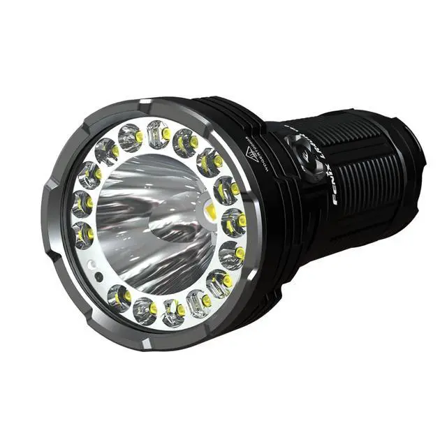 Alt view image 3 of 7 - LR40R V2.0 15,000 Lumen Super Bright Flashlight, USB-C Fast Charging Rechargeable Long Throw Searchlight with Floodlight and Spotlight and Organizer