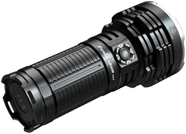 Alt view image 4 of 7 - LR40R V2.0 15,000 Lumen Super Bright Flashlight, USB-C Fast Charging Rechargeable Long Throw Searchlight with Floodlight and Spotlight and Organizer