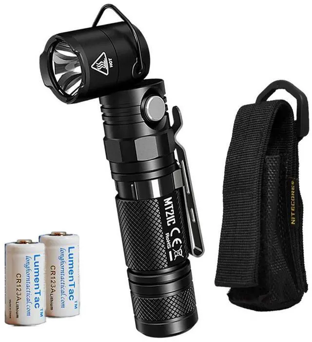 Main image of MT21C 1000 Lumen 90 Degree Tiltable Head Multifunction LED Flashlight with LumenTac Batteries for Work and Everyday Carry