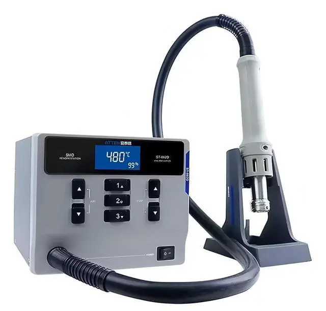 Main image of ST-862D Hot Air Gun Soldering Station Lead-Free Intelligent Digital Display 1000W Rework Station for Phone PCB Chip Repair