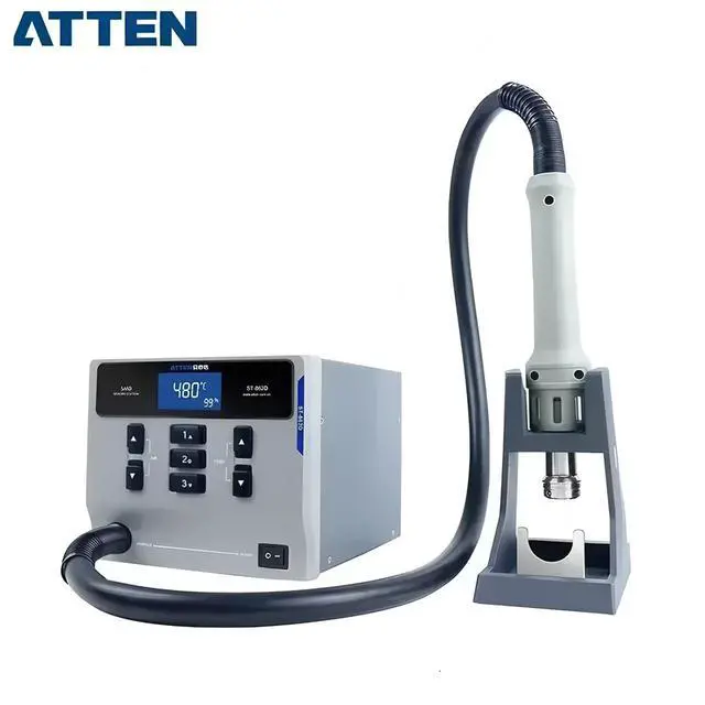 Alt view image 4 of 6 - ST-862D Hot Air Gun Soldering Station Lead-Free Intelligent Digital Display 1000W Rework Station for Phone PCB Chip Repair