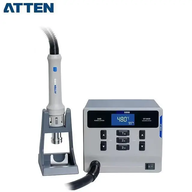 Alt view image 5 of 6 - ST-862D Hot Air Gun Soldering Station Lead-Free Intelligent Digital Display 1000W Rework Station for Phone PCB Chip Repair