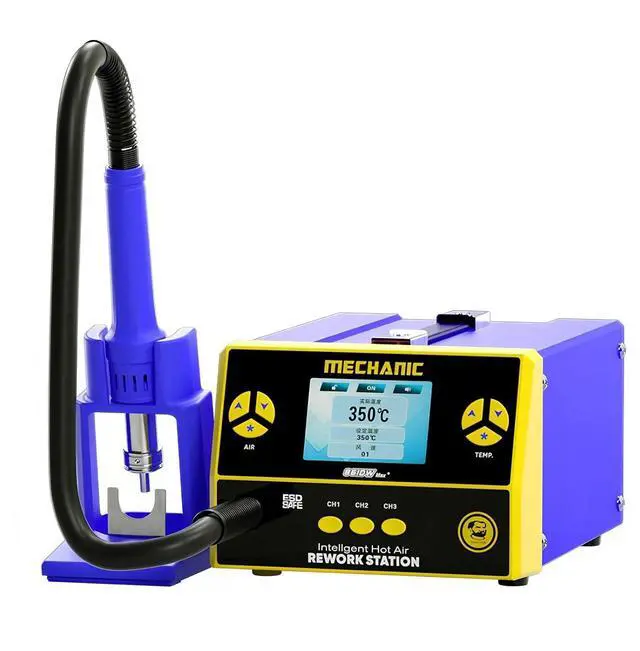 Main image of Rework Hot Air Gun MECHANIC 861DW Max+ for Phone Motherboard Repair 1000W Soldering Station PCB Welding Desoldering Tool