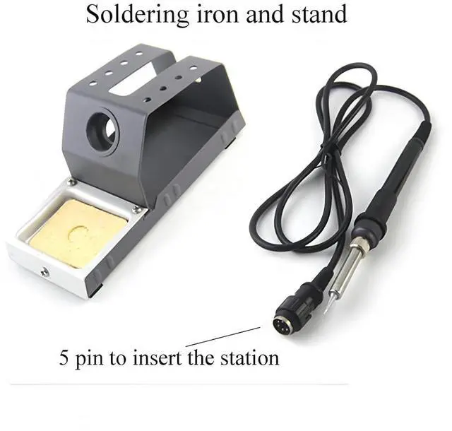 Alt view image 3 of 6 - 700 2 in 1 Desoldering Heat Gun Smd Rework Station Hot Air Gun Soldering Station For Welding Repair