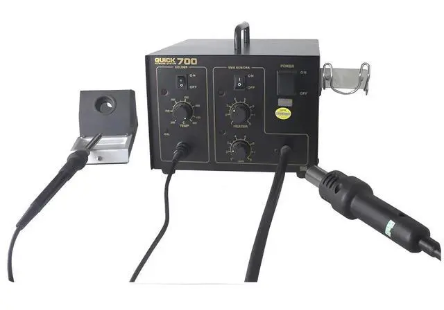Main image of 700 2 in 1 Desoldering Heat Gun Smd Rework Station Hot Air Gun Soldering Station For Welding Repair