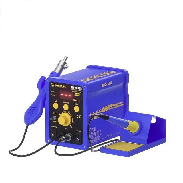 Main image of Hot Air Soldering Station MECHANIC HK-8586D 700W 2 In 1 SMD Soldering Iron Repair LED Digital Display Heat Gun Soldering Tool