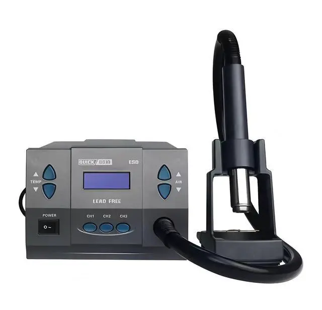 Main image of 881D Hot Air Desoldering Station ESD Digital Display Hot Air Gun for Chip PCB SMD Rework Station Disassemble Repair Tool