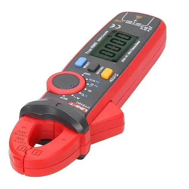 Alt view image 4 of 5 - UT210C Clamp Meter Digital Pliers Ammeter Voltmeter Professional Electrician Tester Multimeter
