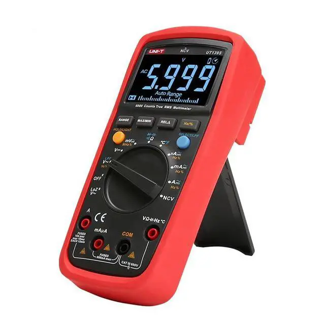 Alt view image 2 of 7 - Multimeter UT139A/B/C/S True RMS Digital Multimeter MAX/MIN/REL Modes Auto/Manual Ranges Selectable